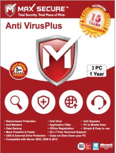 Max Secure Anti-virus 3.0 User 1 Year(Voucher)