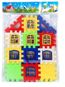 AGE CARE 4Pcs / Set New House Model Building Blocks Kids Learning Letters Toy Bricks Kids Blocks Toys