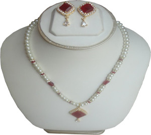 Shiny Pearls Alloy Jewel Set