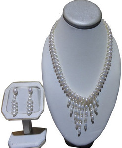 Sri Bansilal Pearls Mother of Pearl Jewel Set