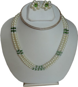 Shiny Pearls Alloy Jewel Set
