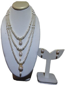 Shiny Pearls Alloy Jewel Set