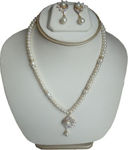 Sri Bansilal Pearls Alloy Jewel Set