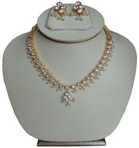 Sri Bansilal Pearls Alloy Jewel Set