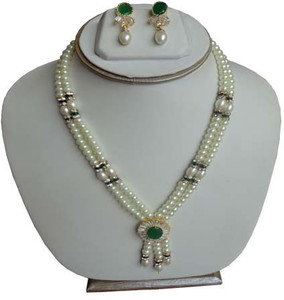 Shiny Pearls Alloy Jewel Set