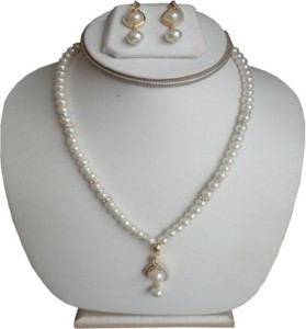 Shiny Pearls Alloy Jewel Set