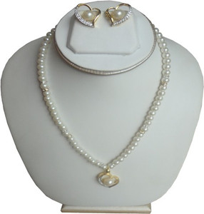 Shiny Pearls Alloy Jewel Set