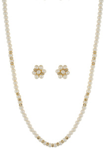 Shiny Pearls Alloy Jewel Set