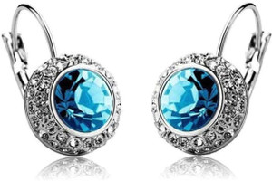 Crunchy Fashion Cubic Zirconia Alloy, Crystal Clip-on Earring