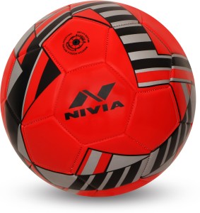 nivia blade machine stitched football football - size: 3(pack of 1, red)