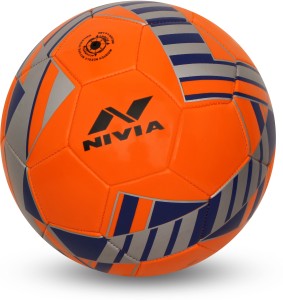 nivia blade machine stitched football football - size: 3(pack of 1, orange)