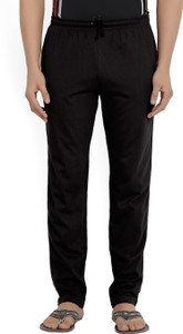 Bumchums Solid Men Black Track Pants Buy ASSORTED Bumchums Solid