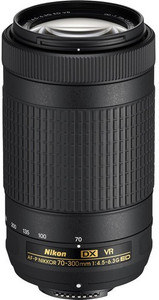 NIKON AF-P DX NIKKOR 70 - 300 mm f/4.5 - 6.3G ED VR Telephoto Zoom 