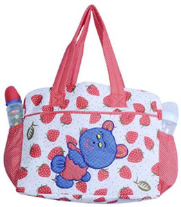 Goodluck New Born Baby Multi purpose Mother Bag With Holder Dipper Changing Multi Compartment For Baby Care And Maternity Handbag Messenger Bag Diaper Nappy Mama Shoulder Bag Diaper Bag For Baby Multipurpose Mother Bag Cotton Fabric (Blue) Duck Baby New Mother Bag