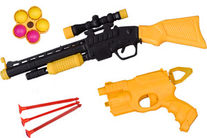 VIVAAN TOY GUN WITH PISTOL DARTS AND BULLETS FOR KIDS Guns