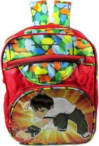 Ehuntz Ben10 school Bag (Pre Nursery, Nursery & 1st class) (EH881) Waterproof School Bag