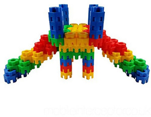 Emob 225 PCS Interlocking Creativity Educational Building Blocks Learning Toy Set for Kids