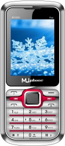 Muphone M1000 Plus(Silver & Red)
