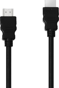 Aulten hdmi2B-05 2 m HDMI Cable(Compatible with Mobile, Laptop, Tablet, Mp3, Gaming Device, Black, One Cable)