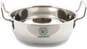 Coconut Stainless Steel Capsulated Bottom Kadhai 1.3 L