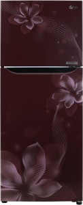 LG 260 L Frost Free Double Door 3 Star (2019) Refrigerator(Scarlet Orchid, GL-C292SSOU)