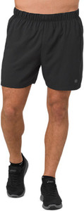 Asics Solid Men Black Sports Shorts