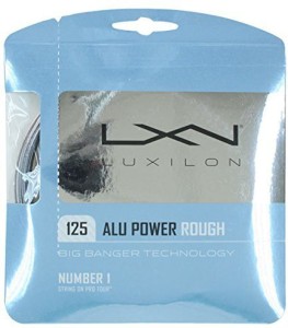 luxilon bb alu power rough 125 set 1.3 tennis string - 1.25 m(silver)