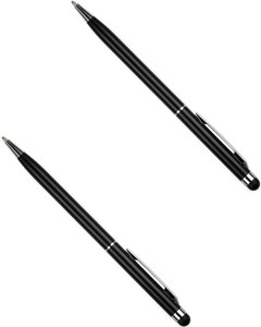 Freya PACK OF 2 2 in 1 Capacitive Pen With Ball Pen for Touch Sceen Mobile Phones and Tablets All iPads ,SMART PHONES Stylus