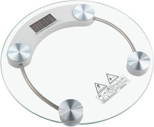Fashion mystery Personal Weight Machine 6mm Round Glass Weighing Scale Weighing Scale (Transparent) Weighing Scale