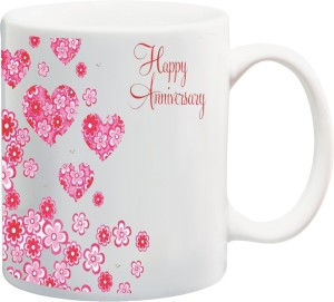 me&you gift for father mother brother sister grand mother grand father uncle aunt on anniversary printed ceramic mug(325 ml)