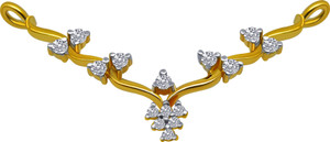 PC Chandra Jewellers Tanmaniya 14kt Yellow Gold Pendant