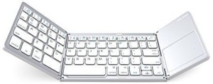 Shrih SHV0586 Bluetooth Tablet Keyboard(Silver)