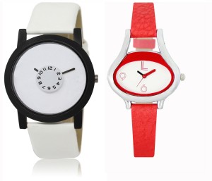 REMIXON Couple Watch With Clasical Look Designer Printed Dial LR 026 _ 206 Analog Watch  - For Couple