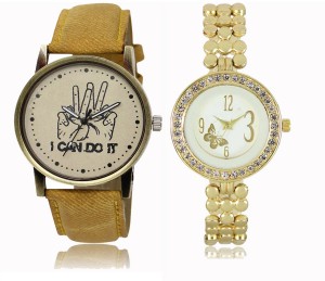 REMIXON Couple Watch With Clasical Look Designer Printed Dial LR 030 _ 203 Analog Watch  - For Couple