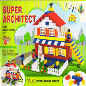 Ratnas ARCHIITECT SET JUMBO FOR KIDS LET THEM CREATE BEST POSSIBLE MODELS(SUPER) (345 Pcs)