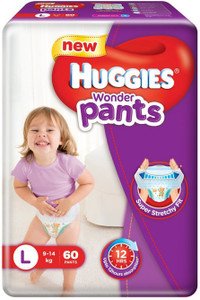 Huggies Wonder Pants Large Size Diapers 60 Count L Buy 60
