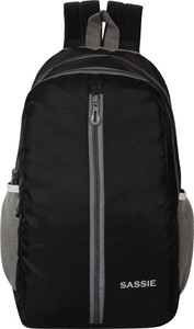 Sassie Black School Bag II Genuine Backpack II Multiuse bag II Smart Tuition Bag (21 Ltr) (SSN-1060) Waterproof School Bag