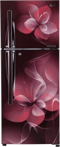 LG 260 L Frost Free Double Door 3 Star (2019) Refrigerator(Scarlet Dazzle, GL-C292RSDU)