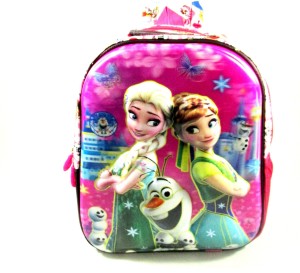 Ehuntz by  Frozen 5D embossed Waterproof School Bag