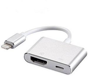 Microware Original Lightning Digital AV Adapter HDMI - Mirror your display to HDMI equipped Screen or Projectors Lightning Cable