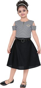 FTC FASHIONS Girls Midi/Knee Length Party Dress