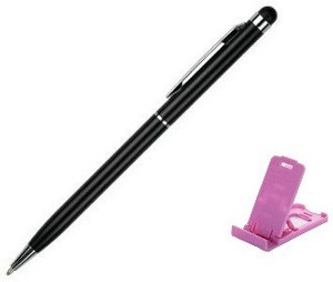 Freya UNIVERSAL MOBILE STAND HOLDER WITH 2 In 1 Ball Pen For Touch Screen Mobile Phones And Tablets All Ipads ,Smart Phones Stylus