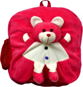Cool Teddy Design Premium Quality Red Kids Bag School Bag