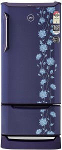 Godrej 225 L Direct Cool Single Door 4 Star (2019) Refrigerator with Base Drawer(Erica Blue, R D Edgeduo 225PDINV 4.2 Er Bl)
