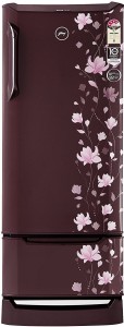Godrej 255 L Direct Cool Single Door 4 Star (2019) Refrigerator with Base Drawer(Zinnia Wine, R D Edgeduo 255PDINV 4.2 Zn Wn)