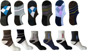 ashirwad Men & Women Ankle Length, Low Cut