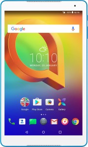 Alcatel A3 10 (VOLTE) 16 GB 10.1 inch with Wi-Fi+4G Tablet (White, Blue)