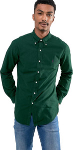 Olive green ralph lauren shirt top