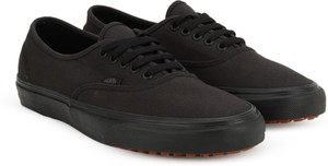 vans authentic total black