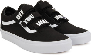 Mens black velcro vans sales